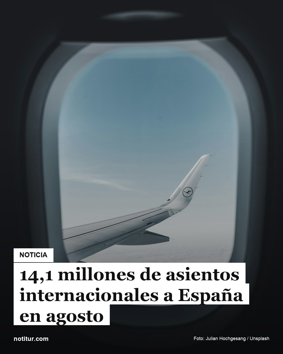 14,1 millones de asientos internacionales a España en agosto
