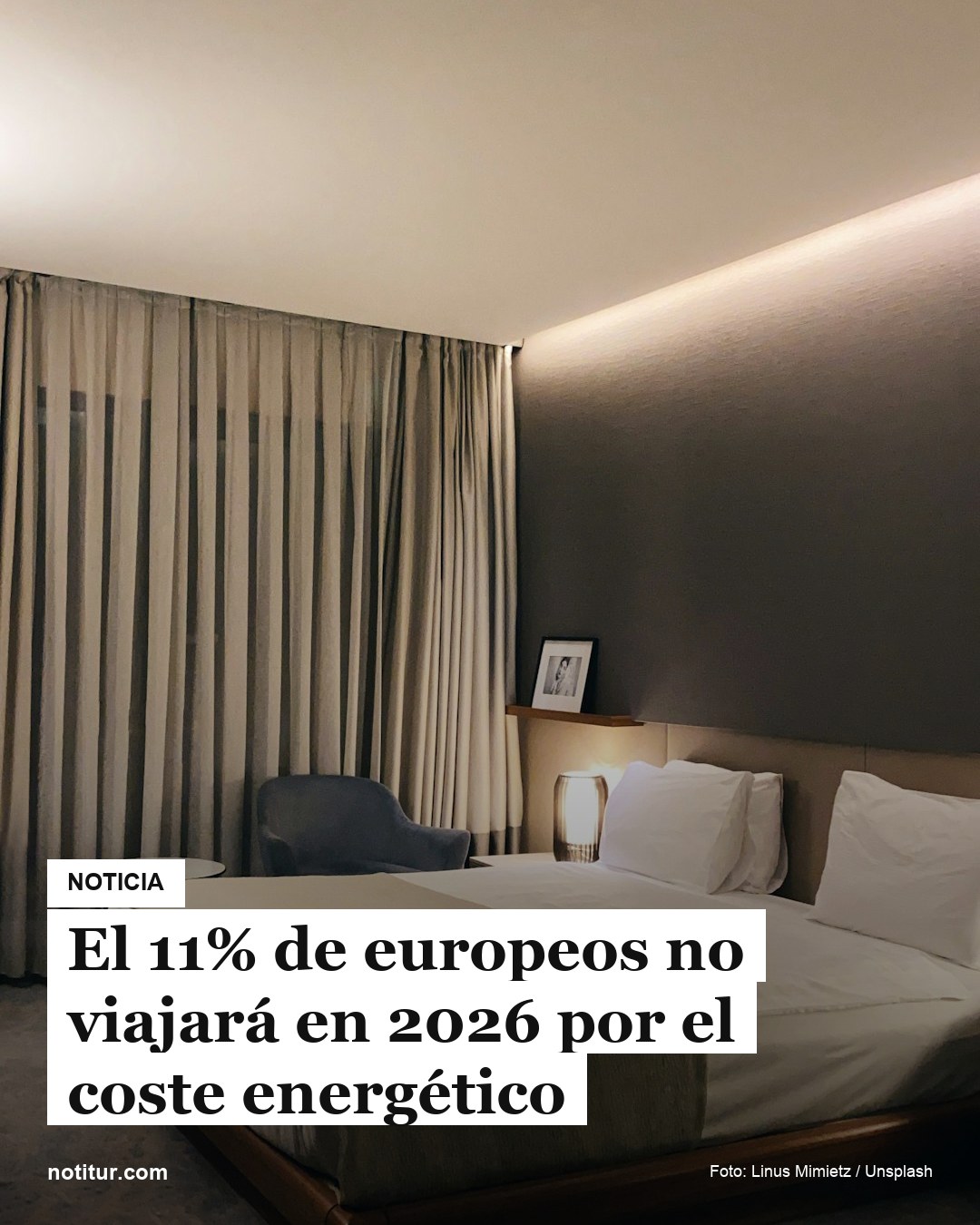 El 11% de europeos no viajará en 2026 por el coste energético